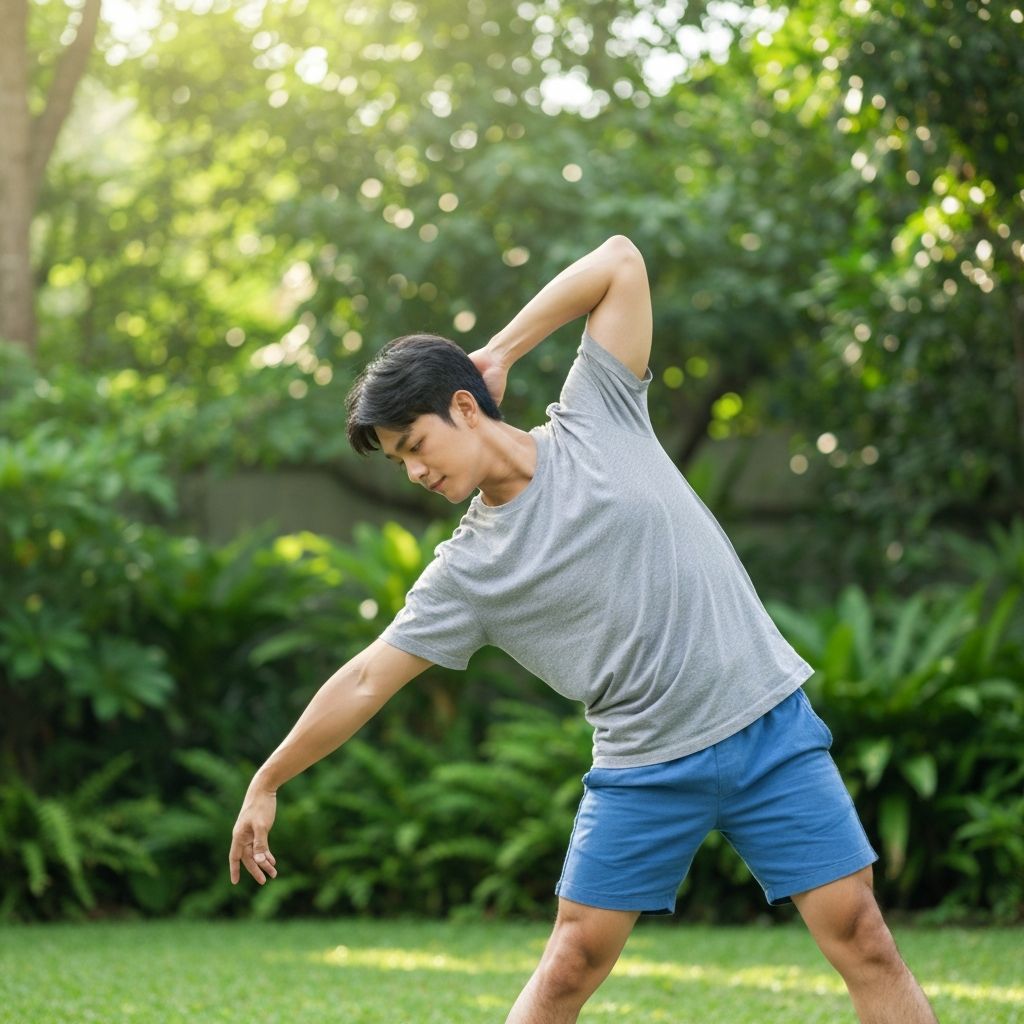 Morgendliche Dehnübungen